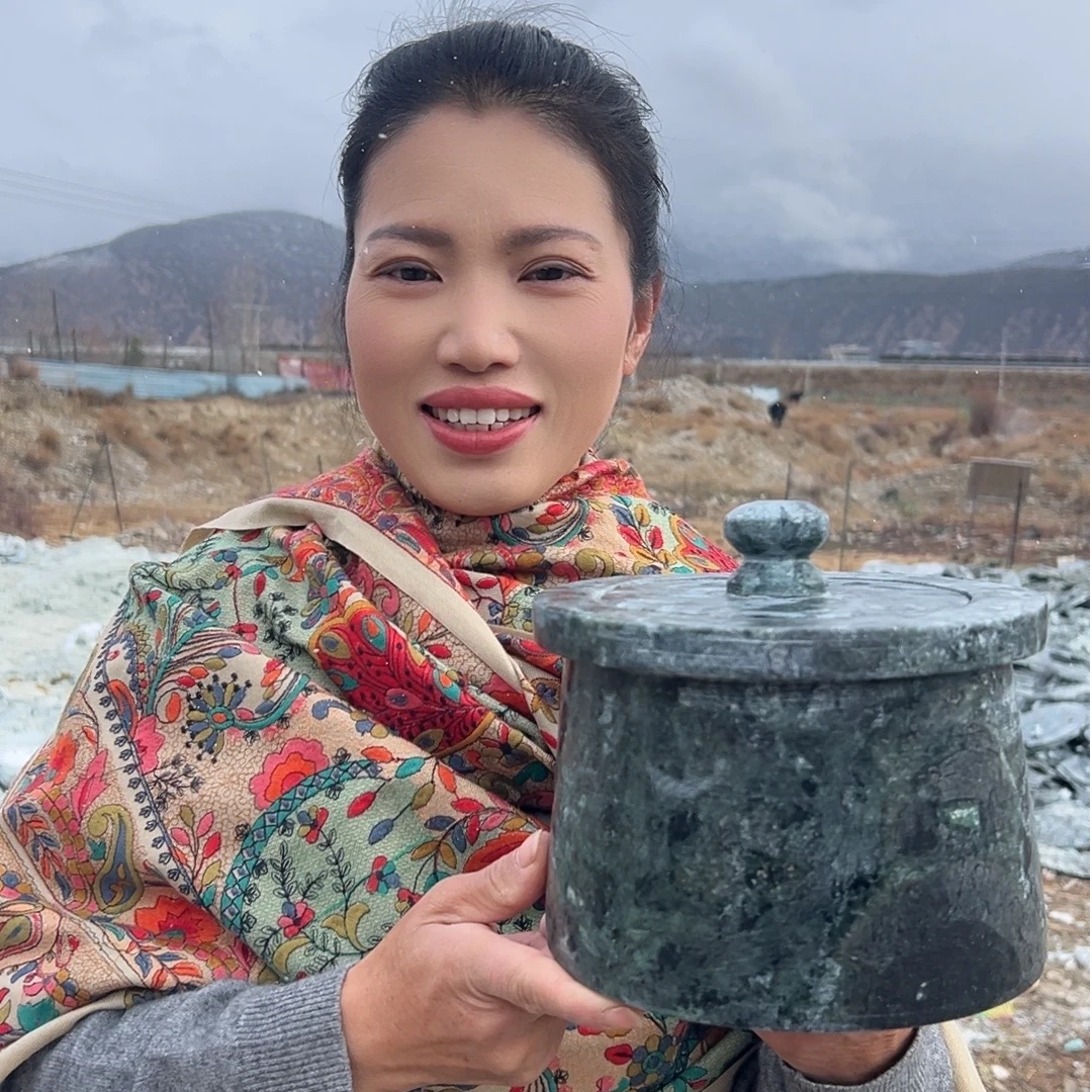 【竹林妹】西藏墨脱皂石锅2.6升