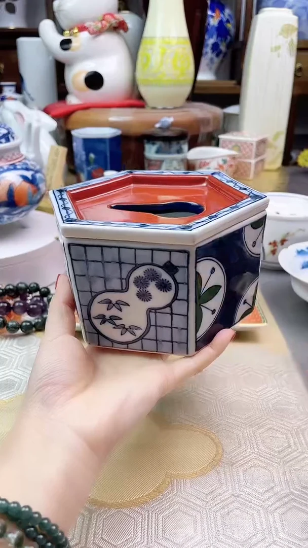 【闪购商品】盘日产青花建水一一