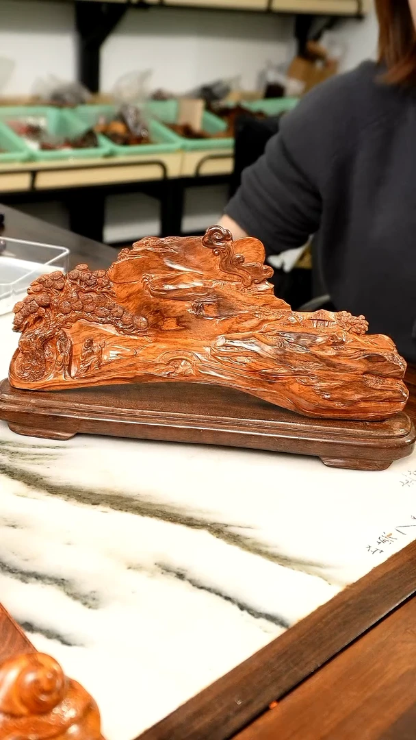 【闪购商品】黄花梨/降香黄檀海黄摆件