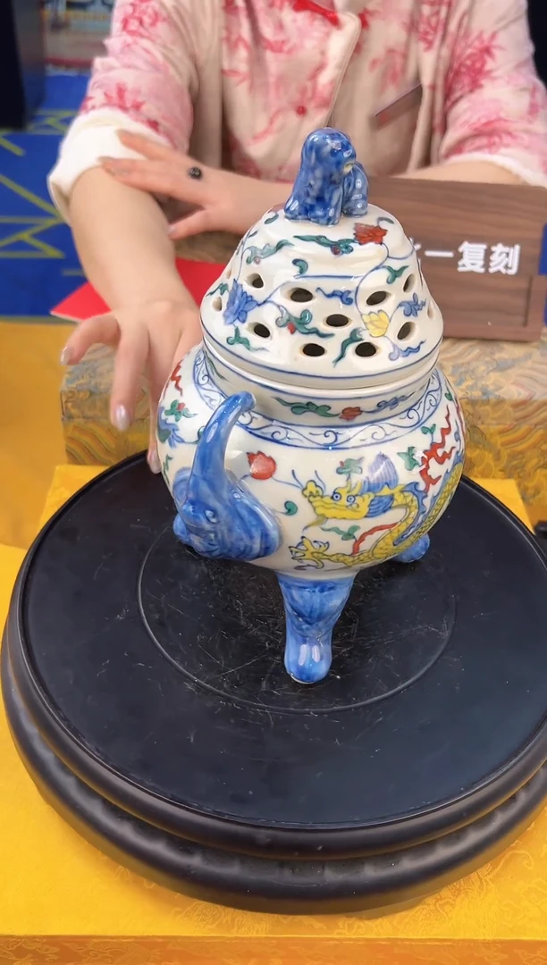 其他颐和园A13-16 陶瓷摆件（一比一古法新烧