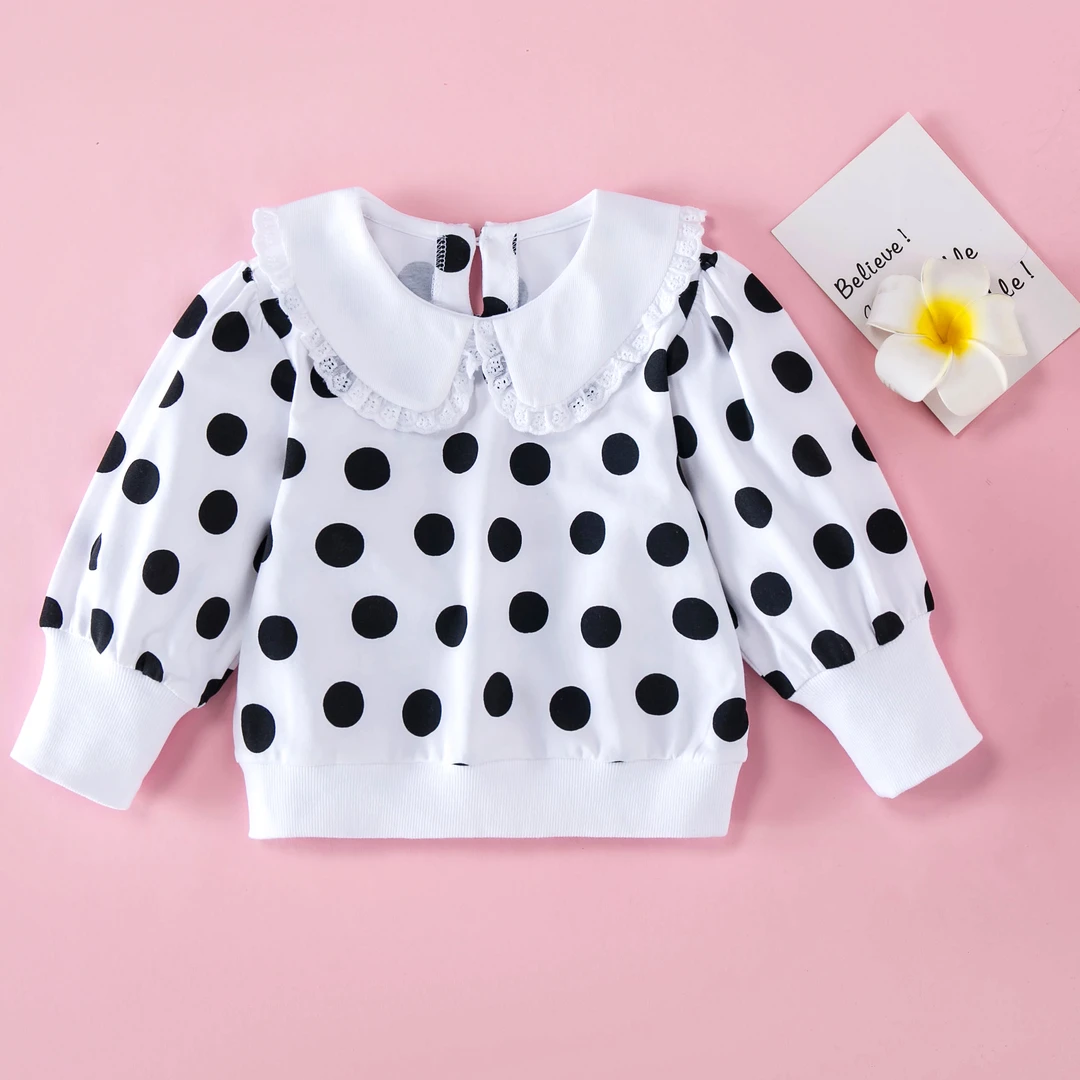 82323252波点卫衣