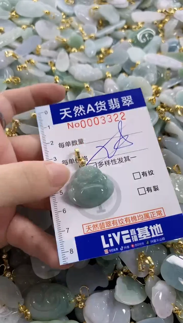 颈饰未镶嵌翡翠天然A货翡翠