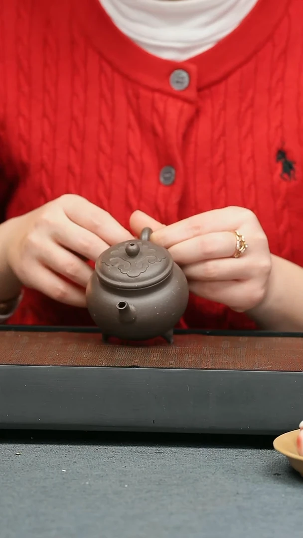 【闪购商品】紫砂茶壶五堂 大彬如意140cc