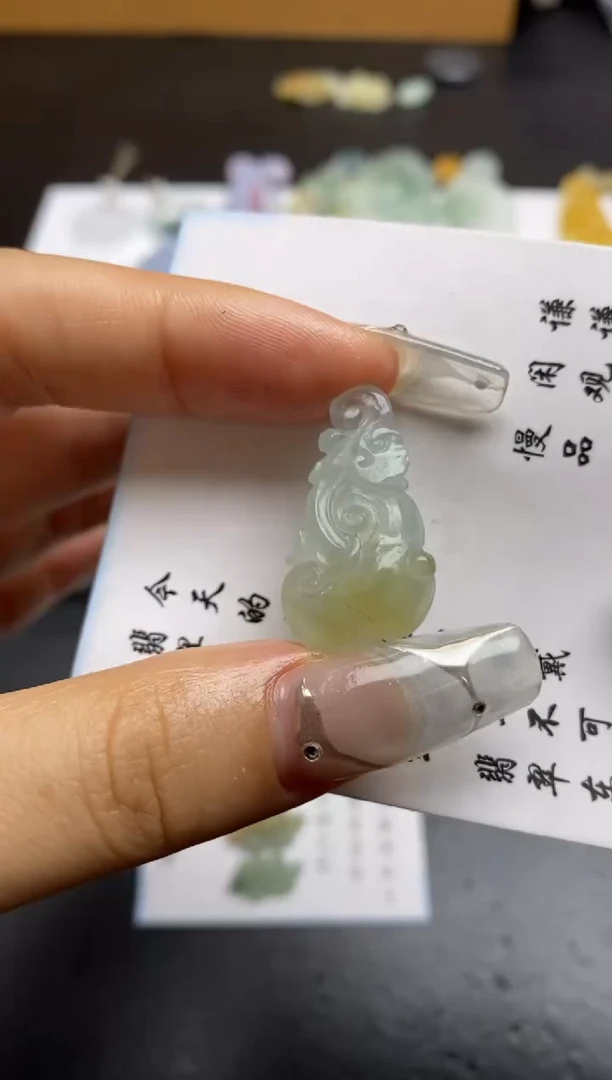 定制翡翠未镶嵌翡翠毛货~