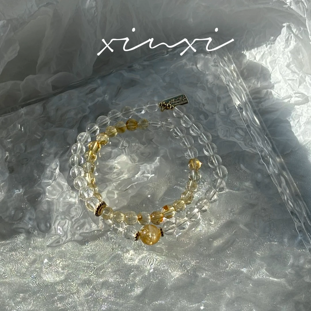 【炘喜】天然黄塔晶手串多样性发货 发其一 A3-024
