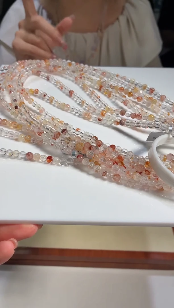 未镶嵌手链水晶5m锦鲤胶花手链多圈多样性发一