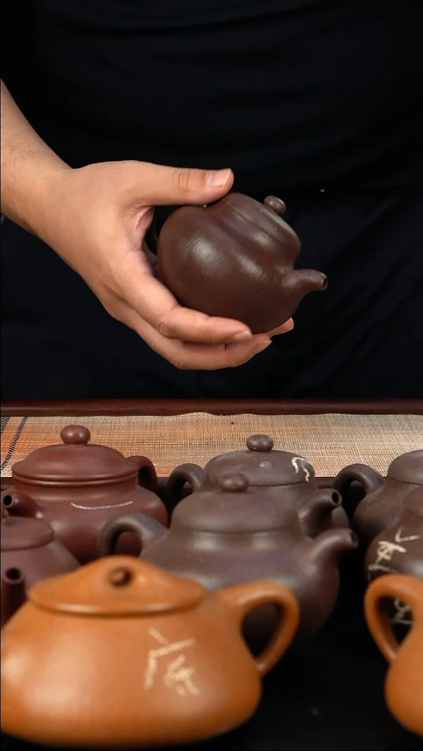 【闪购商品】紫砂茶壶微瑕不退换 CSL天青柿圆