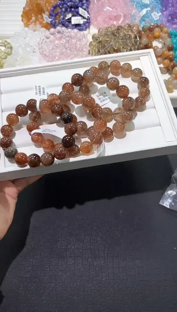 水晶手链未镶嵌5i多样性发其一【1条】默认微瑕15mm