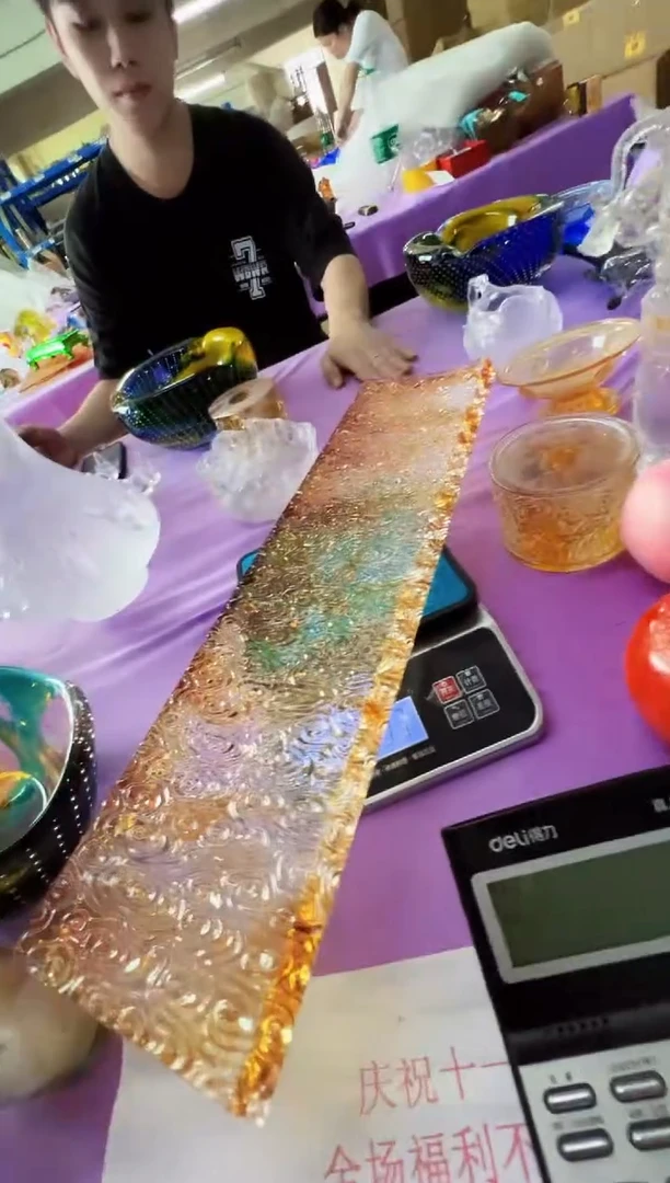 手工艺品琉璃古法琉璃大底座