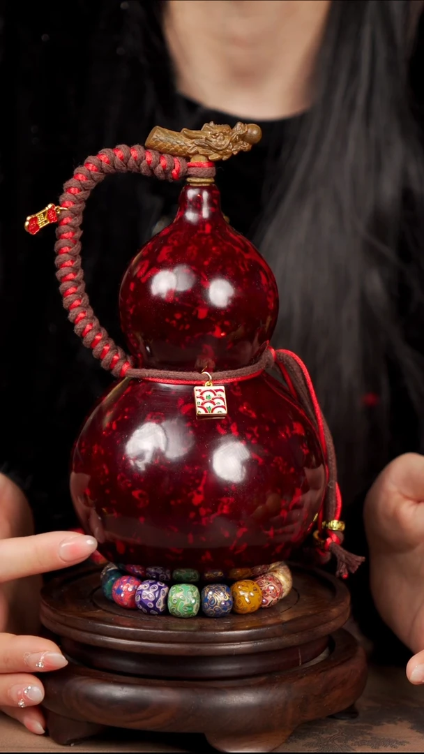 【闪购商品】100易林高端工艺大漆酒葫芦--488