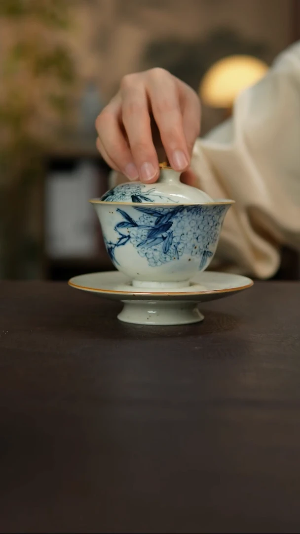 杯景德镇陶瓷杯碗柴烧多人