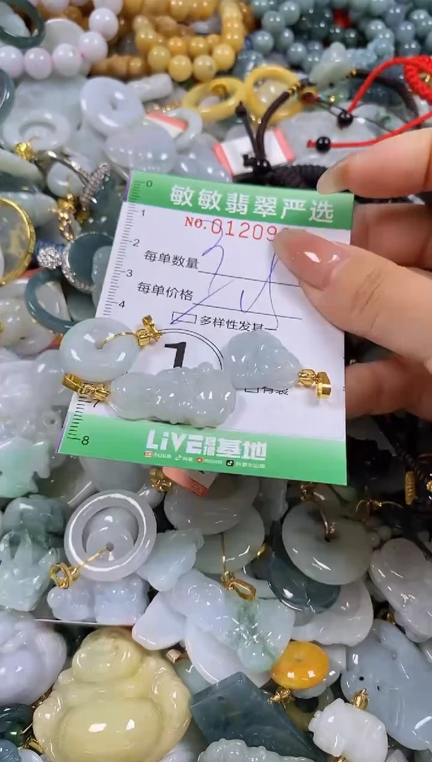 【闪购商品】翡翠颈饰未镶嵌闪购0120937多样性发其一