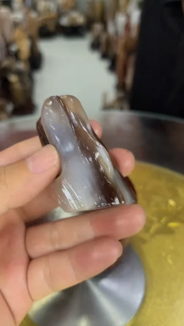 硅化玉珠宝奇石未镶嵌缅甸天然树化玉