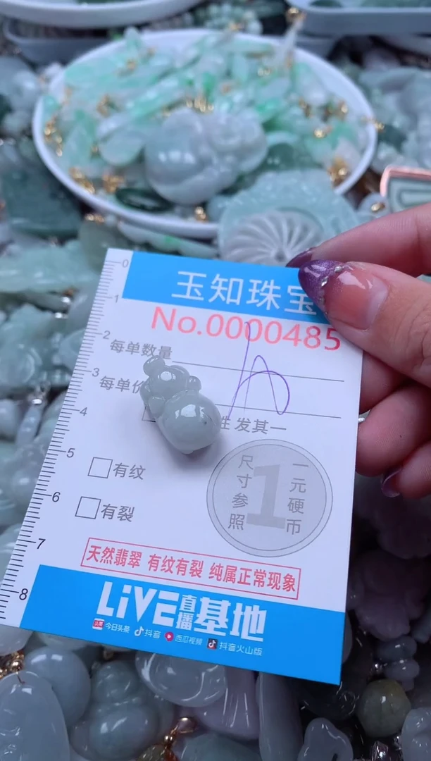 翡翠未镶嵌吊坠(不含链)485