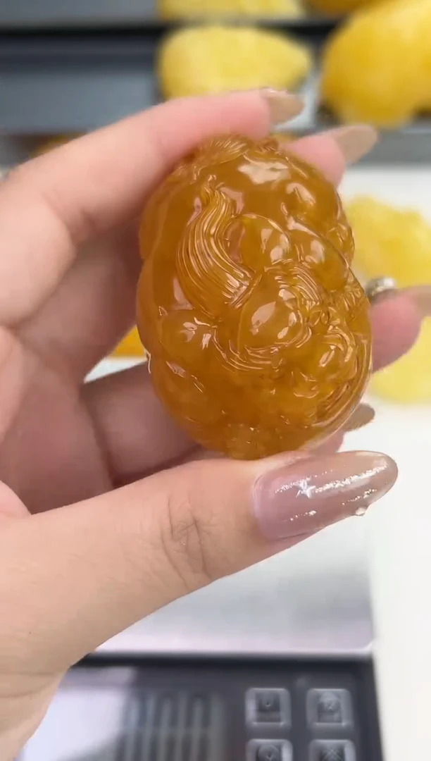 裸石琥珀未镶嵌天然琥珀蜜蜡吊坠