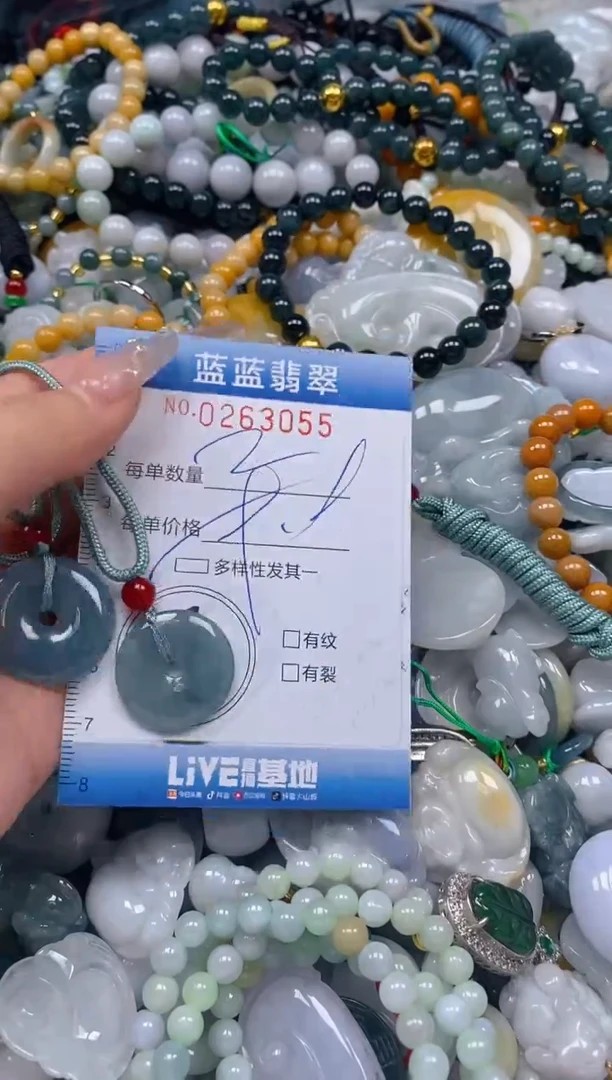 翡翠未镶嵌颈饰闪购0263055多样性发其一