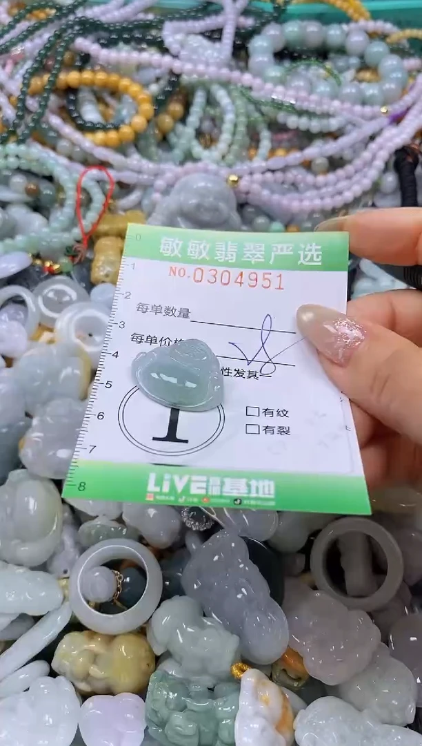 翡翠未镶嵌颈饰闪购0304951