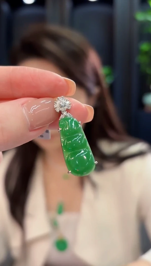 吊坠(不含链)未镶嵌翡翠 缅甸A货/支持复检/一件