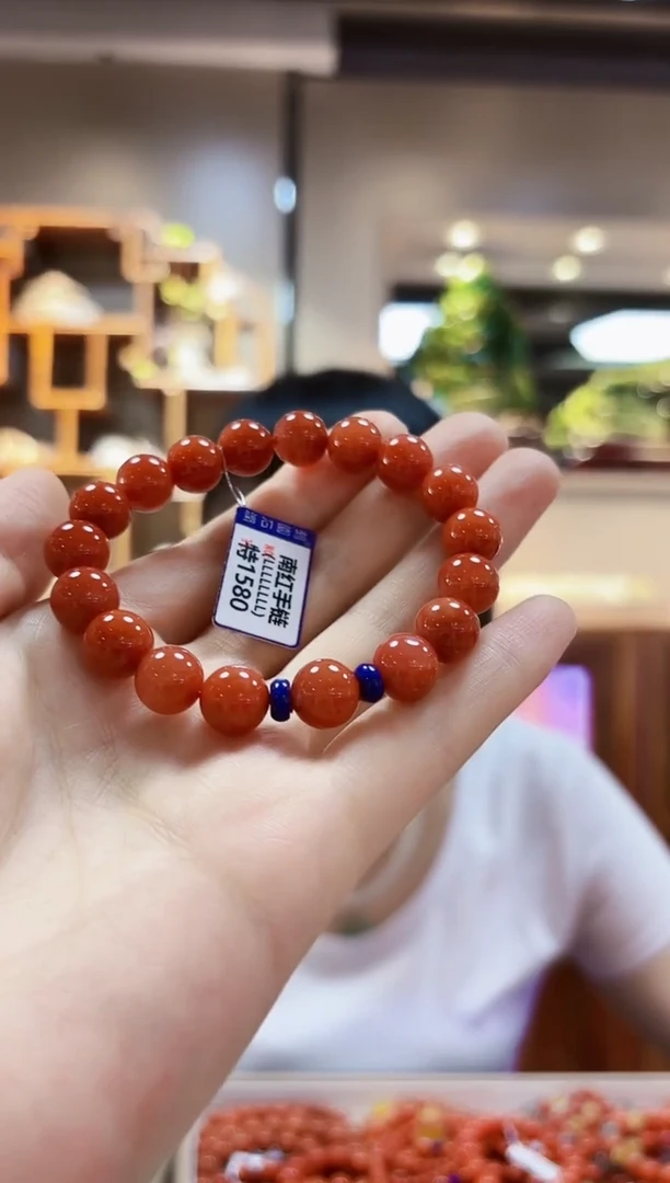南红玛瑙未镶嵌颈饰手链10