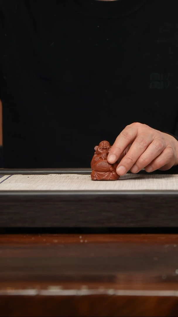 【闪购商品】紫砂茶壶朱泥新财神