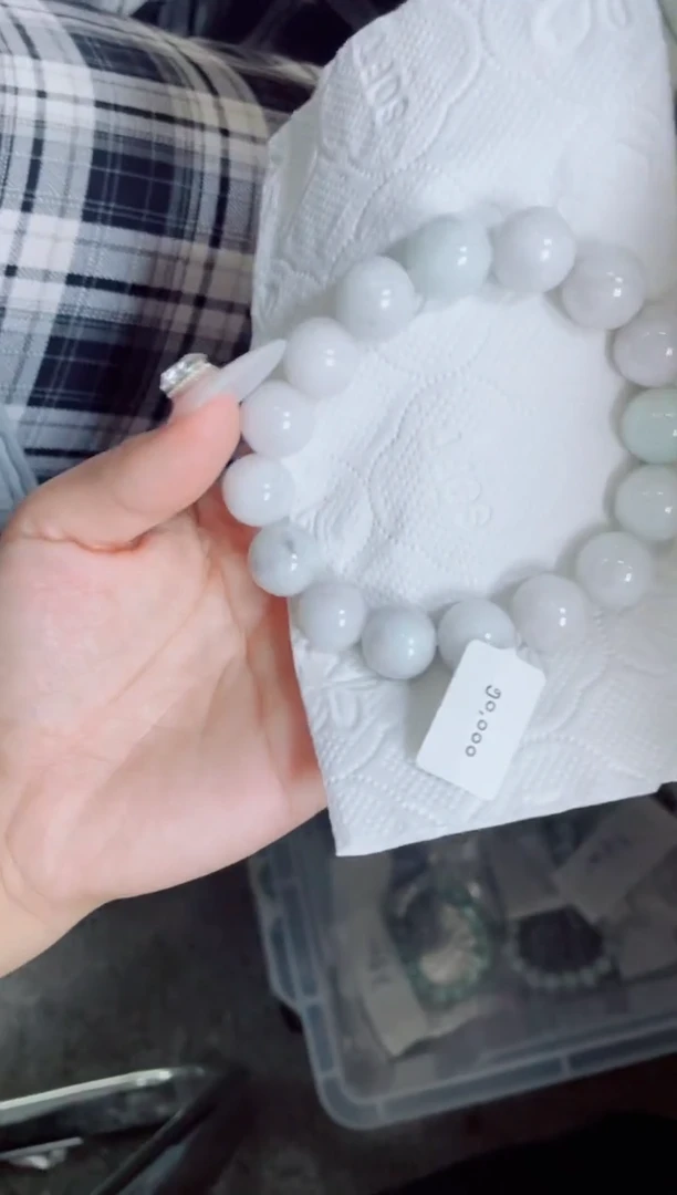 未镶嵌手链翡翠珠串