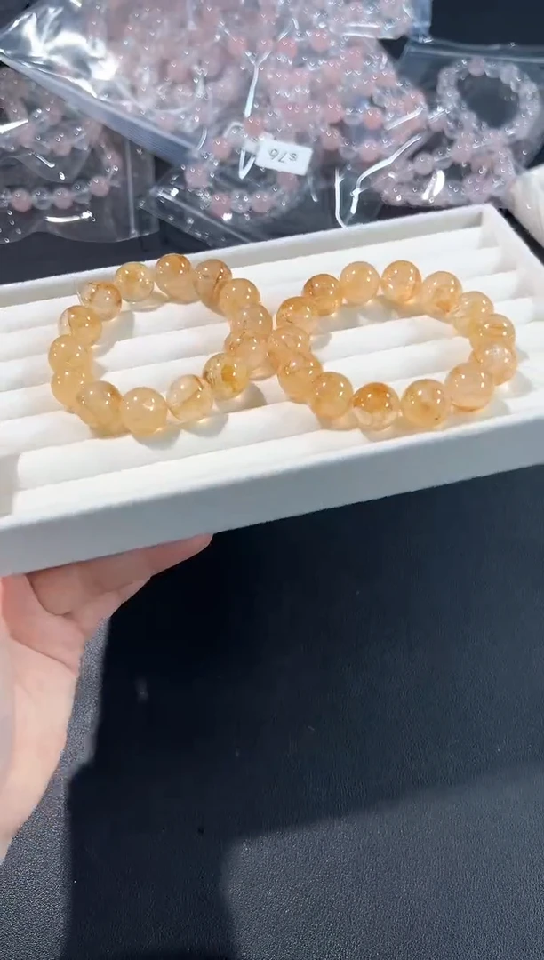 未镶嵌手串水晶77s多样性发其一【1条】默认微瑕15mm