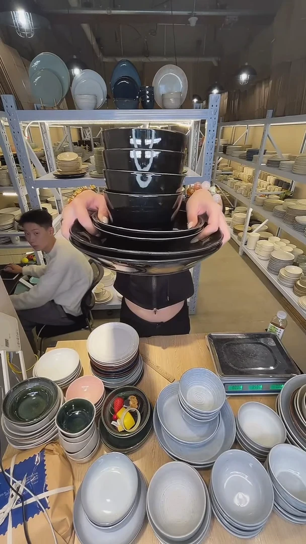 瓷21高温釉下彩陶瓷餐具