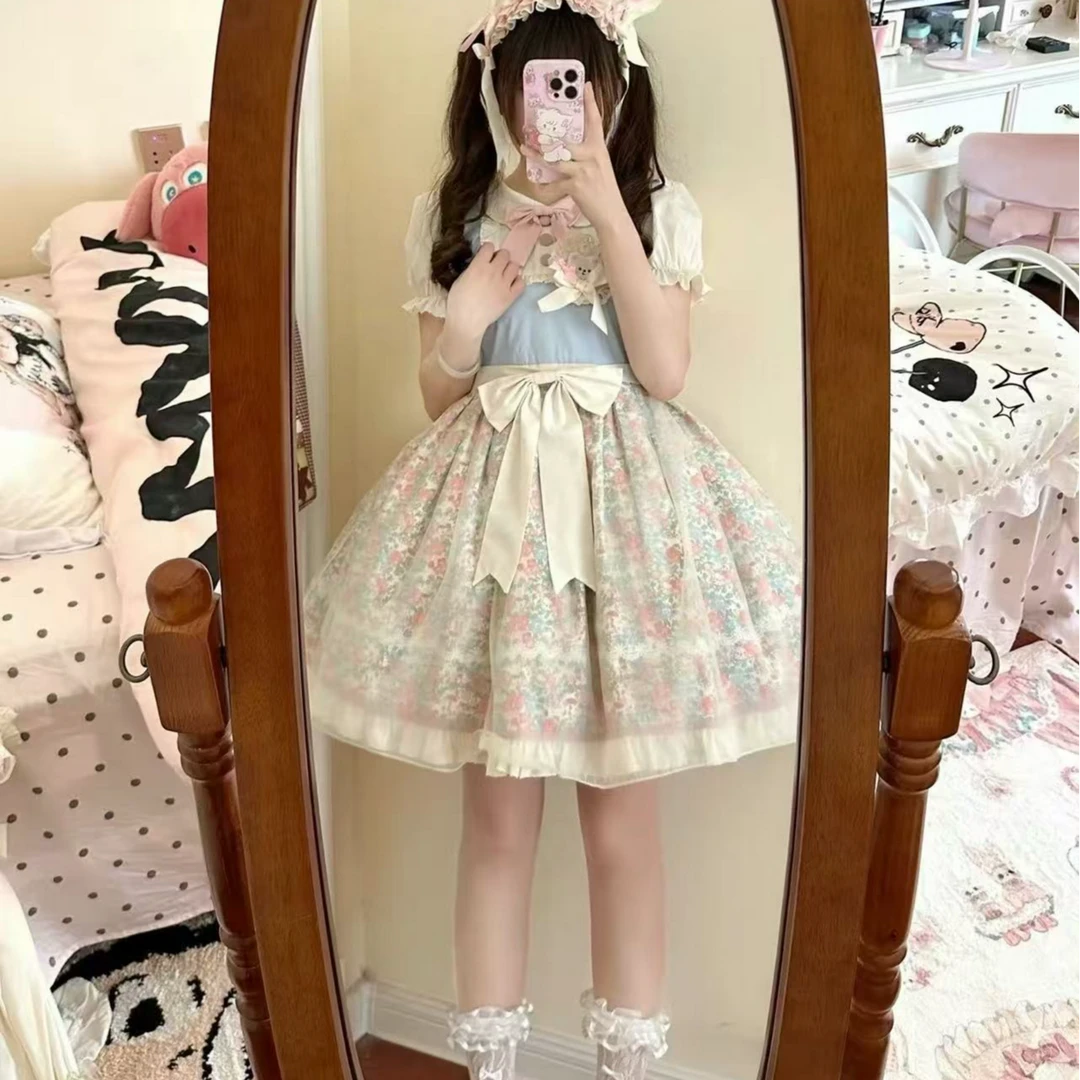 【春日纪】西瓜气泡水原创正版lolita甜美软妹公主裙