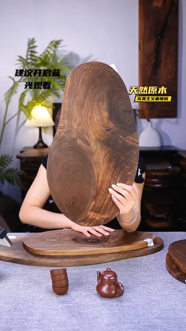 木北美黑胡桃原木.干裂疤结不属于商品质量问题完美主义者慎拍