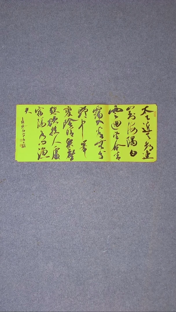书法张文敏  江苏淮安69*30尺寸