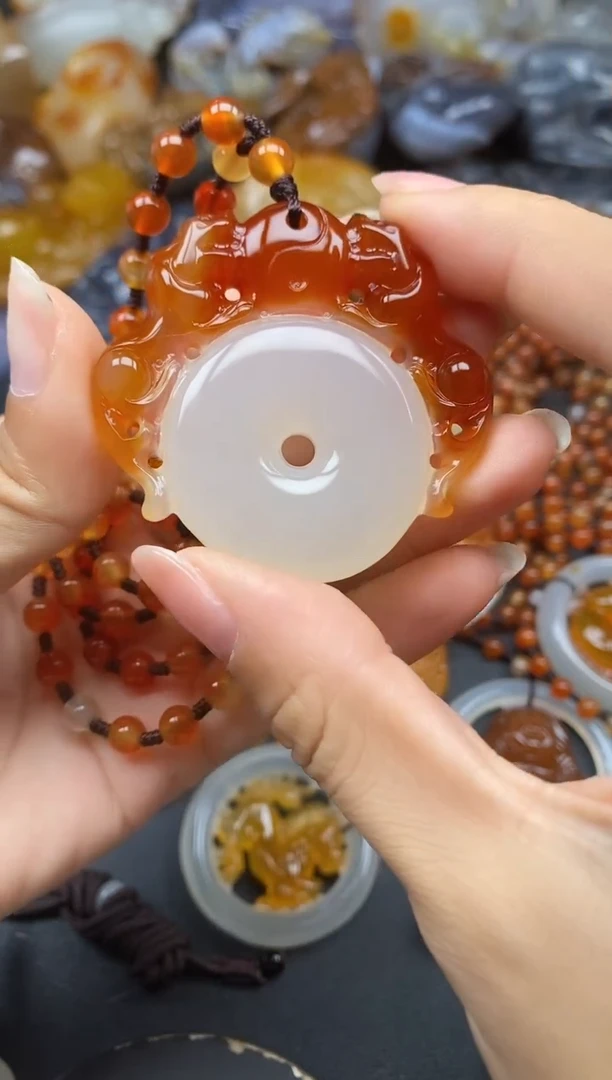 未镶嵌1玛瑙/玉髓天**培ll