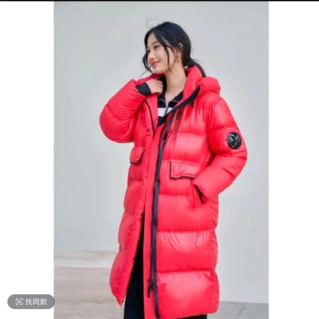 【安琪】962时尚保暖连帽羽绒服女冬季新款女款洋气外套热力宝