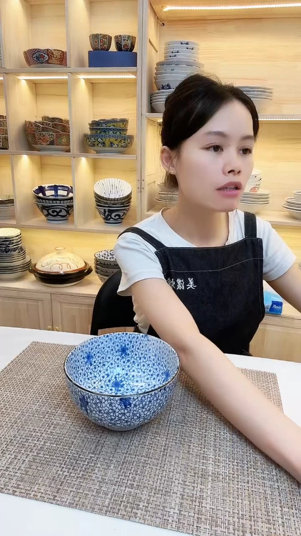 陶瓷KN系列6.3英寸面碗-小纹春秋KN56-1*3个