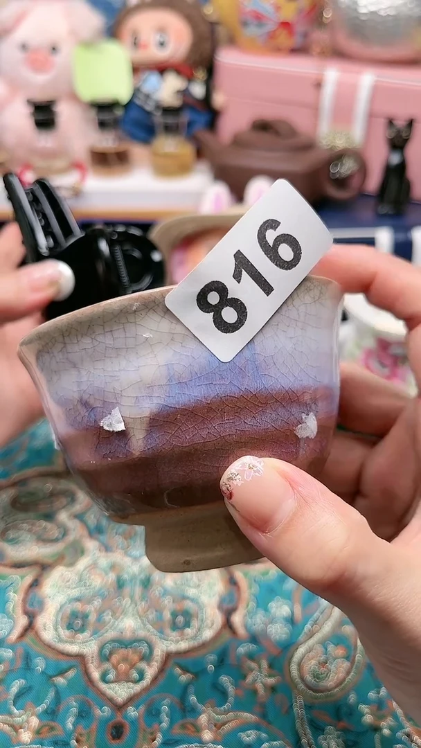 瓷片瓷片柴窑烧制半手工多人