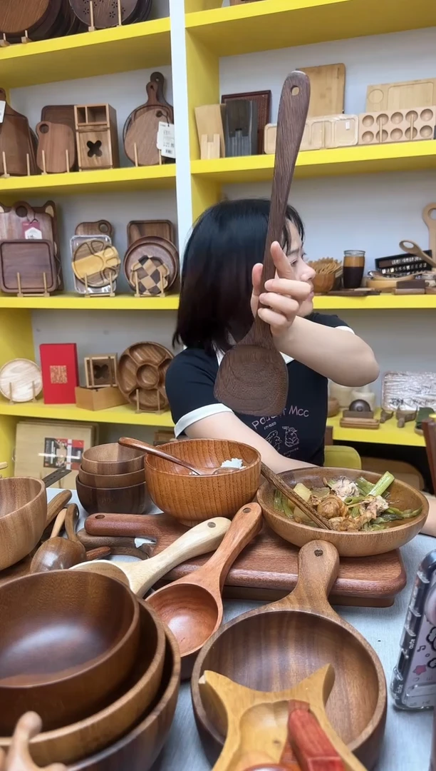 鸡翅木锅铲，39*9