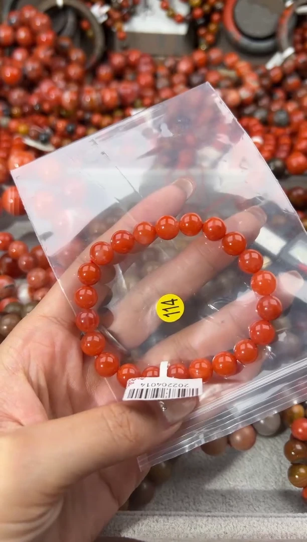 未镶嵌手串南红玛瑙8+