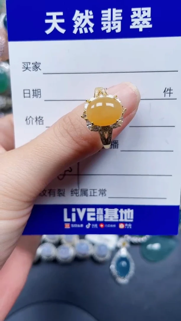 银S925镶嵌翡翠耳饰607