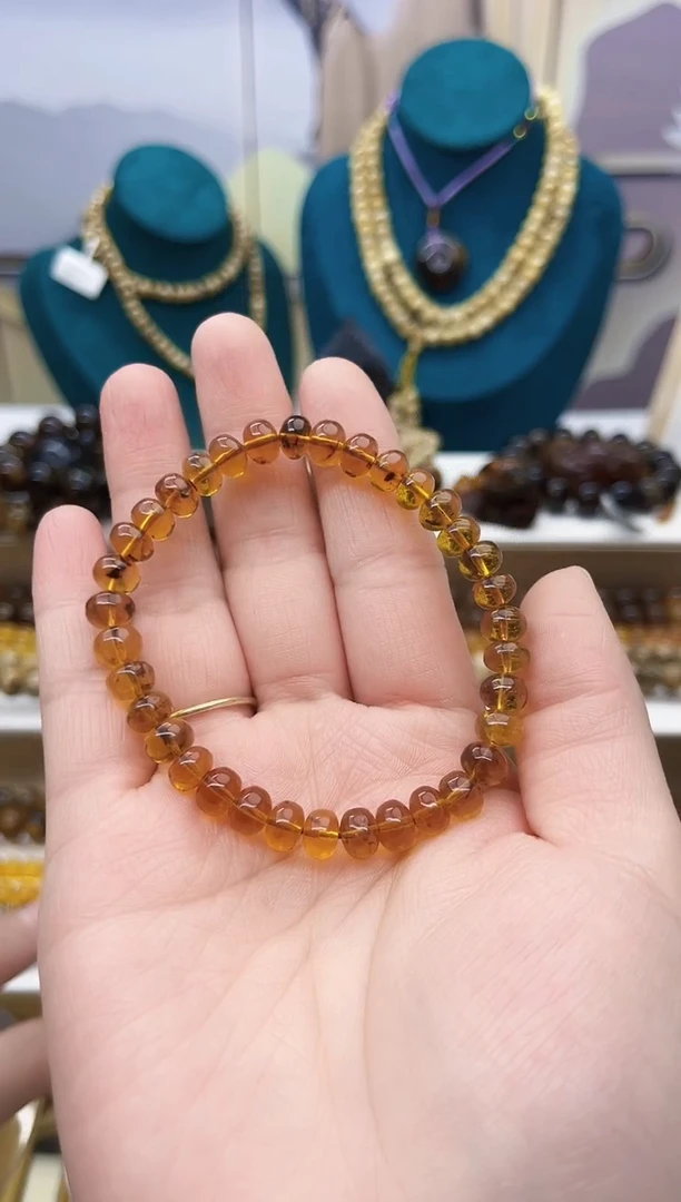 【闪购商品】琥珀手链未镶嵌抚顺琥珀7