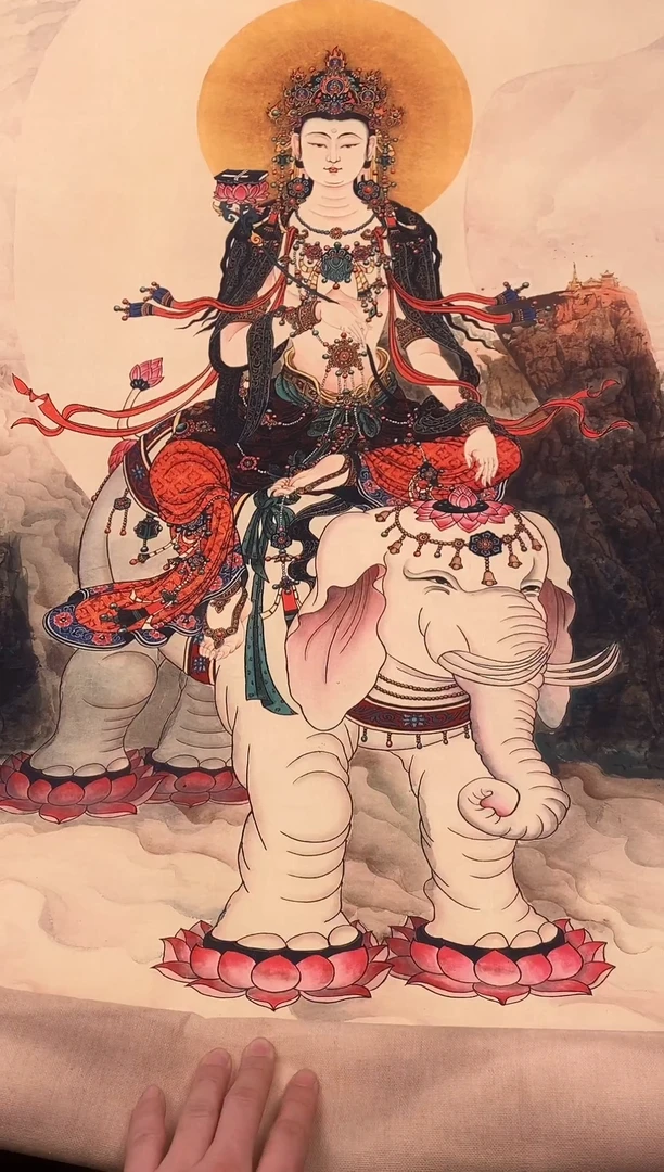 装裱画精美唐卡tk16162