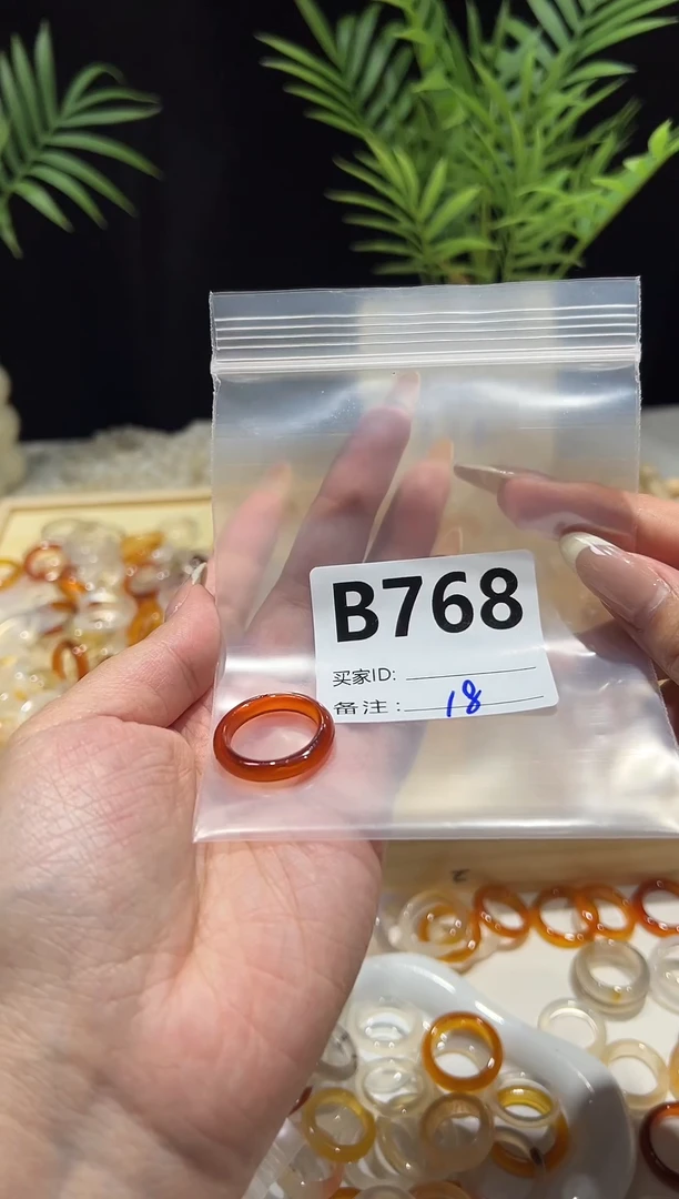 玛瑙/玉髓戒指合金玛瑙玉髓戒指福利款