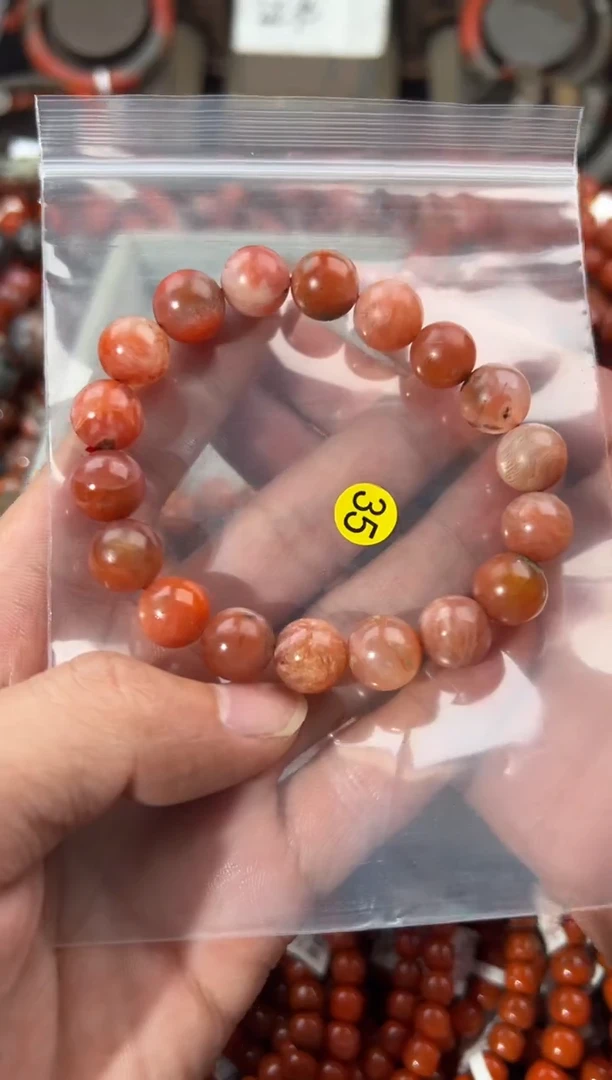 南红玛瑙手串未镶嵌11