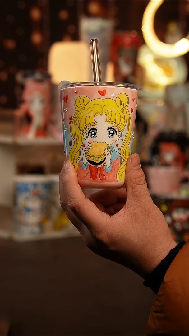 (玉泥）景德镇手工手绘文创陶瓷杯