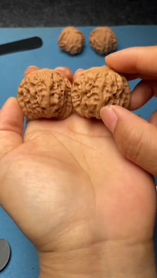 桃核把件w120  野狼 38尺