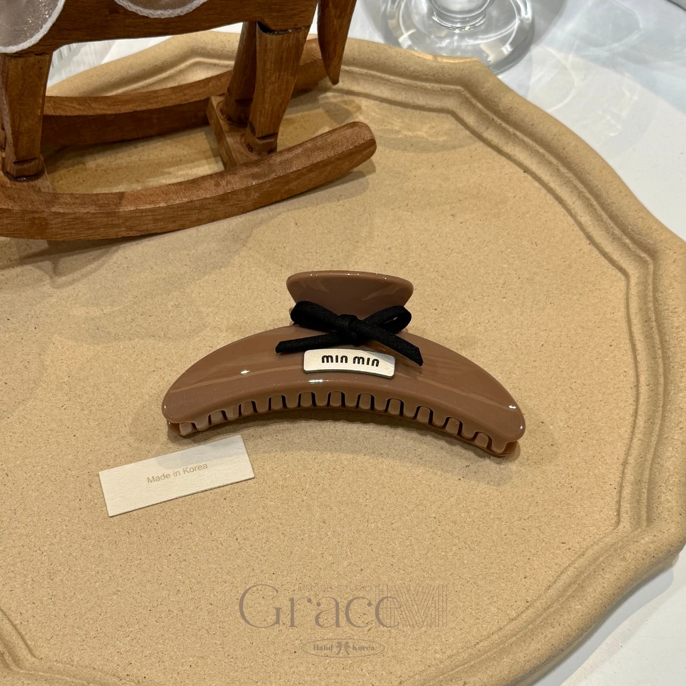 「ins博主系列-黑巧」韩国25春夏大抓夹鲨鱼夹后盘发夹