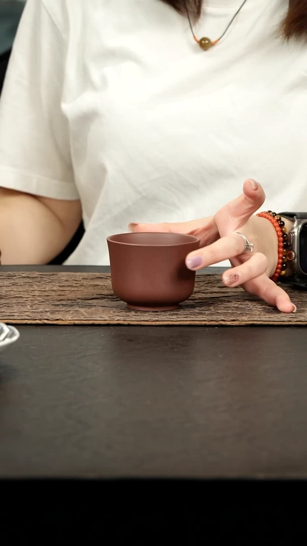 茶壶紫砂紫泥品茗杯120cc