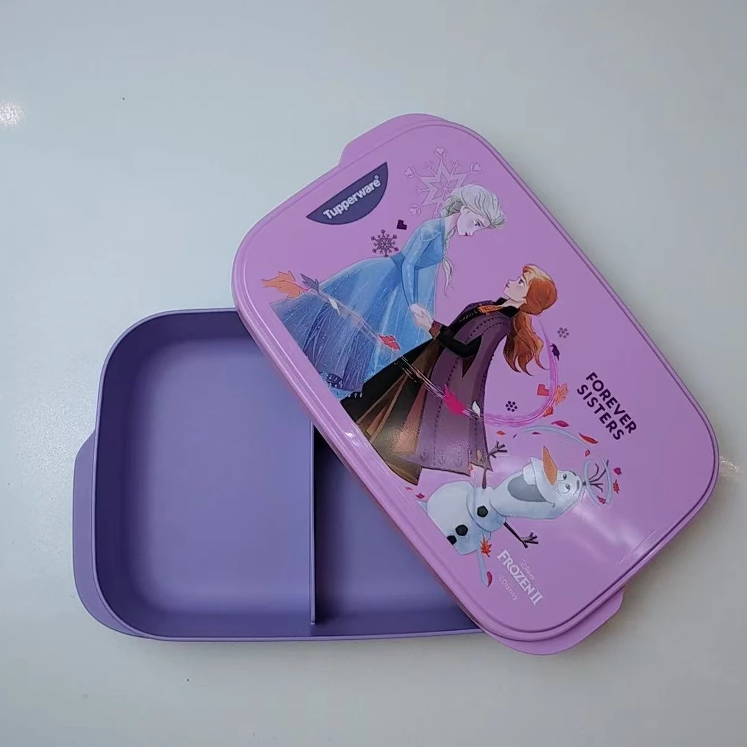 （日）（盖子有轻微磨痕）1个冰雪女王590毫升2分格轻食饭盒