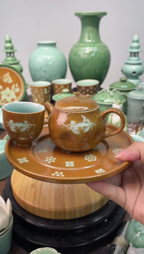 特价福利 微瑕 慧仙青瓷
