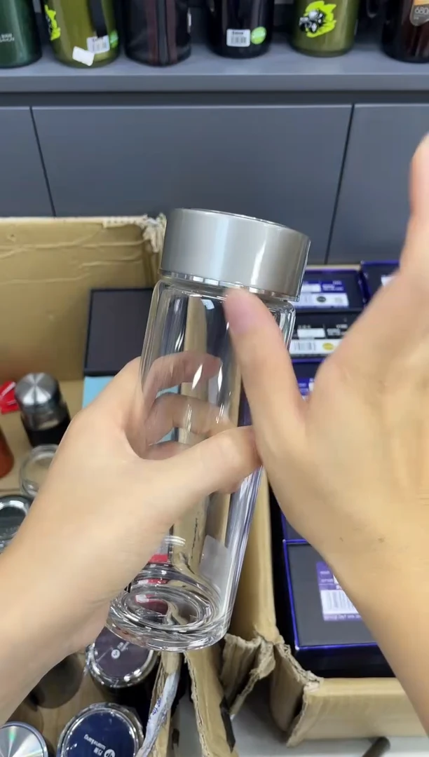 高硼硅玻璃无手柄款新家园单层烫手0889-430ml