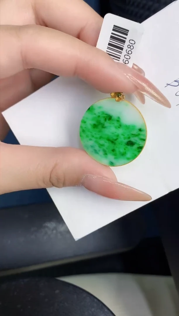 【闪购商品】翡翠颈饰18K金镶嵌000000000