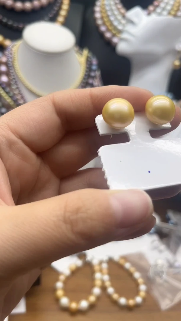 银S925镶嵌原创设计淡水珍珠1